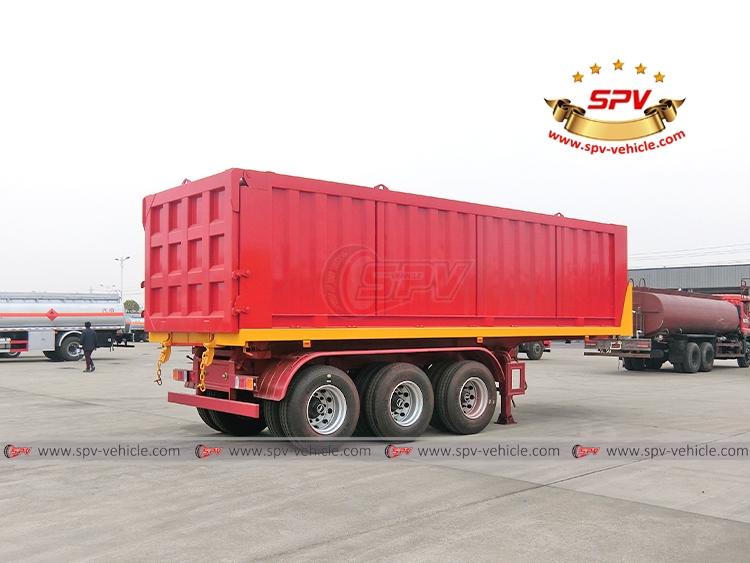3 alxes Tipping Semi-trailer - RB